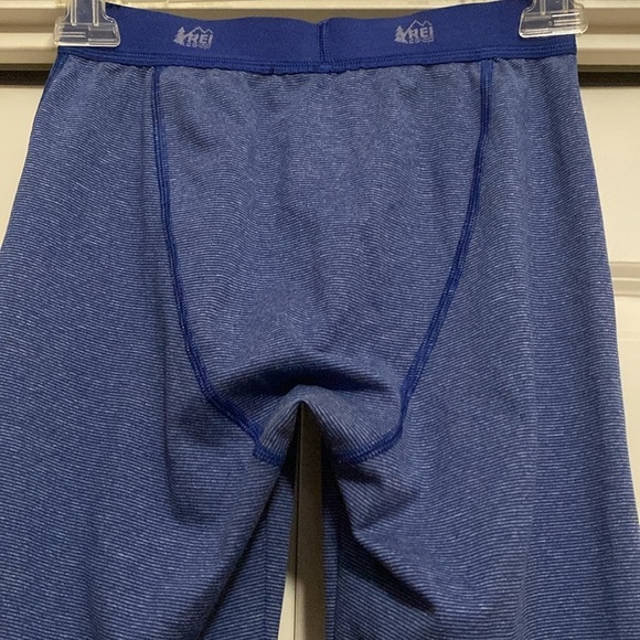 REI Co-op blue Base Layer Thermal Pants Elastic Waist Kids Unisex Size M (10-12) - Picture 4 of 10